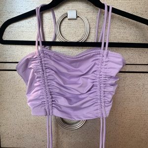 Purple Crop top